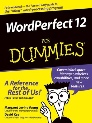 cover image of WordPerfect 12 For Dummies